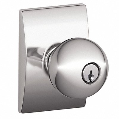 Knob Lockset Mechanical Entrance Grd. 1