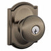 Knob Lockset Mechanical Entrance Grd. 1