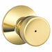 Knob Lockset Mechanical Privacy Grd. 2