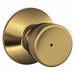 Knob Lockset Mechanical Privacy Grd. 2