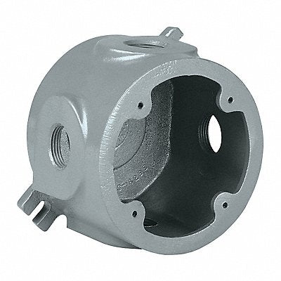 Round Outlet Box Deep 1 Hub 3.62 D