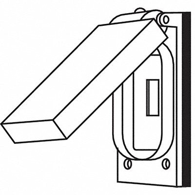 Weatherproof Cover For Toggle Switch