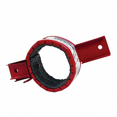 Firestop Pipe Collar Red Steel 1.5 Dia.