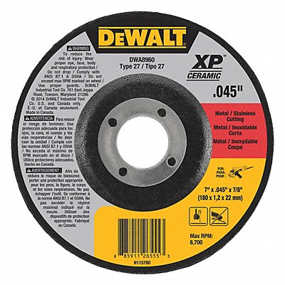 Cut-Off Wheel Ceramic 8700 rpm