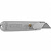 Fixed Blade Utility Knife 5-3/8 in Gray