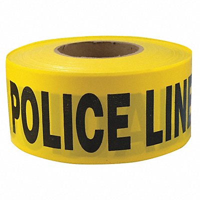 Barricade Tape Yellow/Black 1000ft x 3In