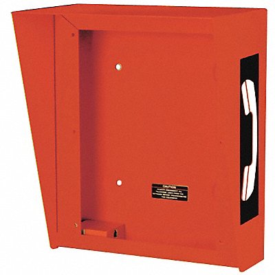 Telephone Enclosure Red