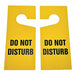 Door Knob Hangr Tag 9in H 4in W PVC PK10