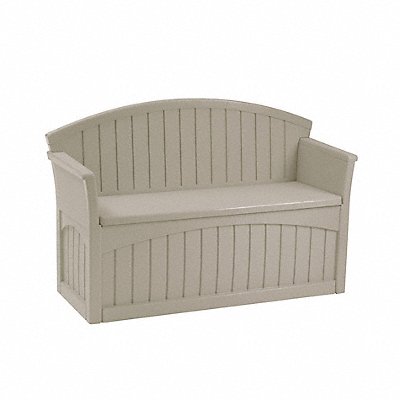 Patio Bench H 34 1/2 W 52 3/4 D 21 Taupe