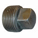 Magnetic Square Head Plug Steel 3/8 in