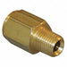 Conversion Adapter Brass 1/8 BSPPxNPT