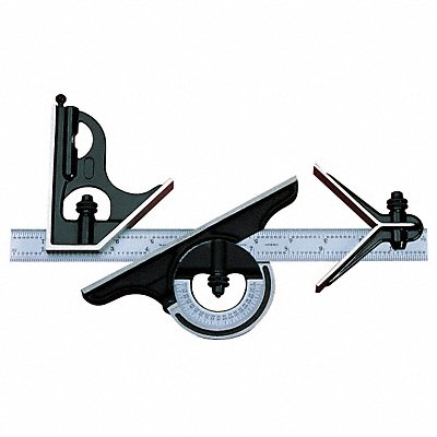 Combination Square Set 12 In 4 Pc