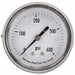 D1379 Panel Mount Pressure Gauge U Clamp 2-1/2