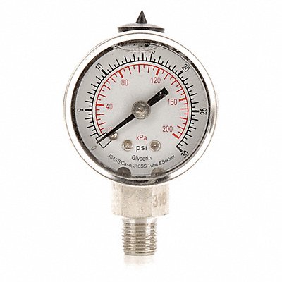 D1355 Pressure Gauge Liquid Filled 1-1/2 In