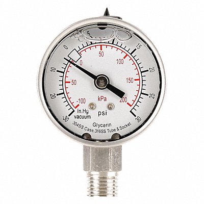 D1359 Compound Gauge Liquid Filled 2 In