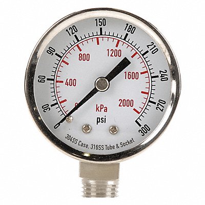 D1359 Pressure Gauge Liquid Filled 2 In