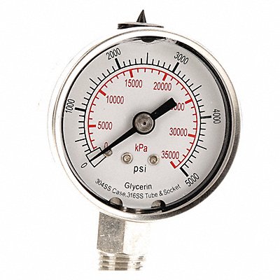 D1359 Pressure Gauge Liquid Filled 2 In