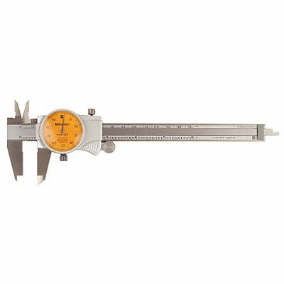 Dial Caliper 6 In Orange 0.100/Rev