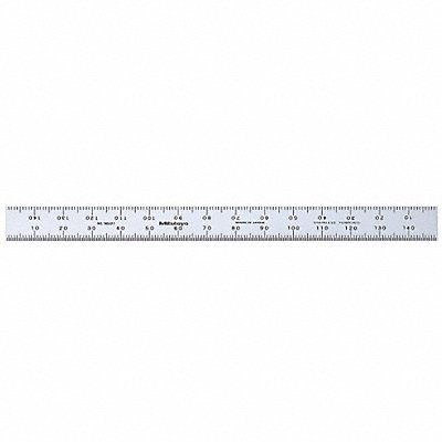 Flexible Rule SS 150 x 12.7mm 1mm 0.5mm