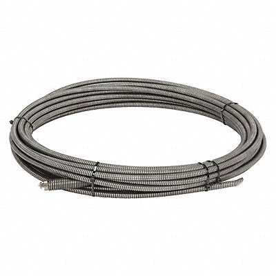 Drain Cleaning Cable 1/2 in Dia 75 ft L