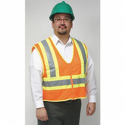 High Visibility Vest 4XL Orange/Red