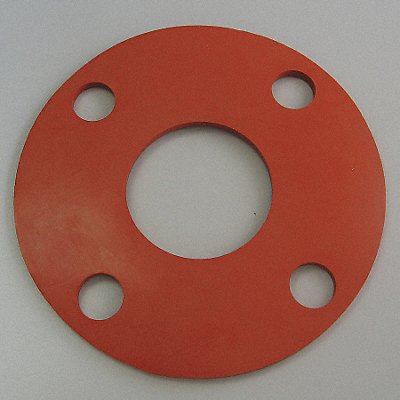 Flange Gasket Full Face 3/4 In Silicone