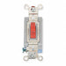 Wall Switch Red 15A Back Side SnglPole