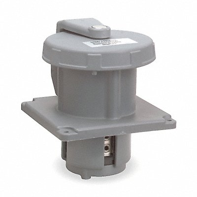 Pin and Sleeve Inlet 100A 125/250V Gray