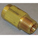 Piston Check Valve Brass 1/2 MNPTxFNPT