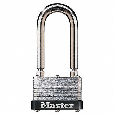 Keyed Padlock 13/16 in Rectangle Silver