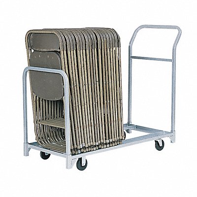Folding/Stacked Chair Cart 50-3/4 x 22 