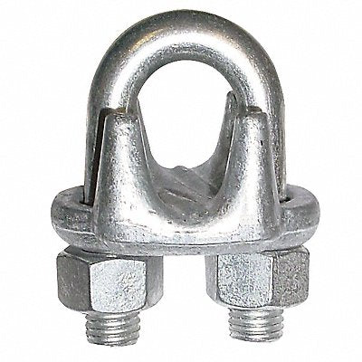 Wire Rope Clip 1/4 In Maleable Iron