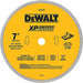 Diamond Saw Blade Blade Dia 7 in.