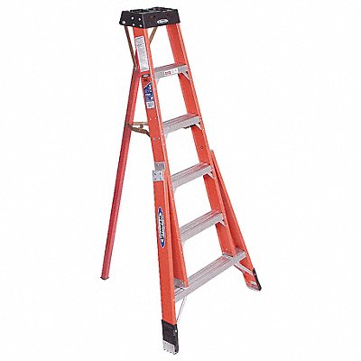 Tripod Stepladder FG 6 ft H 300 lb Cap.