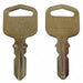 Key Blank Push Locks