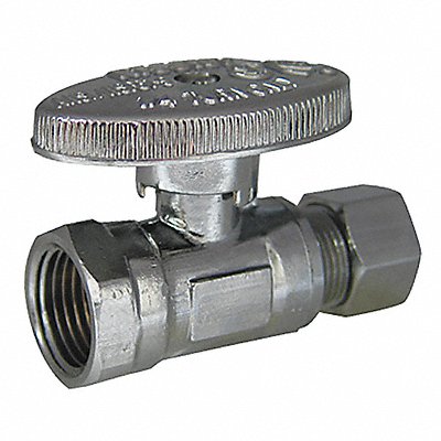 Water Supply Stop Straight Valve Chrome