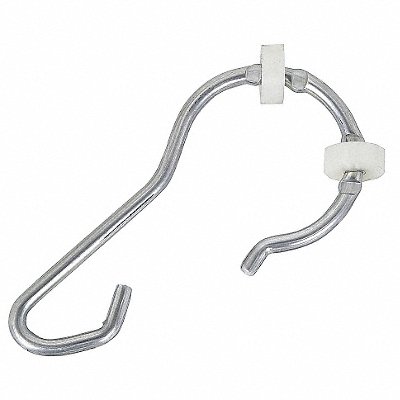 Shower Curtain Hooks 1 3/5 in W PK13