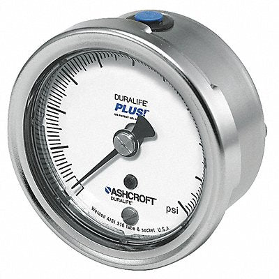 D1021 Pressure Gauge 0 to 1000 psi 2-1/2In