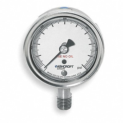 D0992 Vacuum Gauge 30 Hg to 0 2-1/2In 1/4In