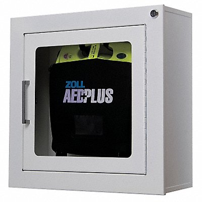 Defibrillator w/Wall Cabinet 17-1/2 H