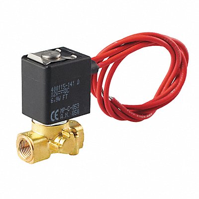 Solenoid Valve Brass NC Air Inert Gas