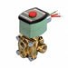 Solenoid Valve with ManualOperator Brass