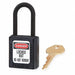 D1942 Lockout Padlock KD Black 1-3/4 H