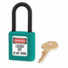 D1942 Lockout Padlock KD Teal 1-3/4 H