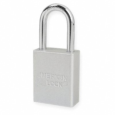 D1919 Lockout Padlock KA Silver 1-7/8 H