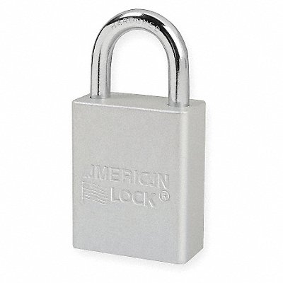 D1917 Lockout Padlock KA Silver 1-7/8 H