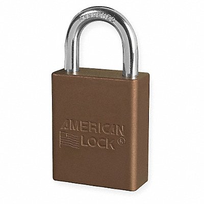 D1917 Lockout Padlock KA Brown 1-7/8 H