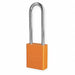 E0163 Lockout Padlock KD Orange 1-7/8 H