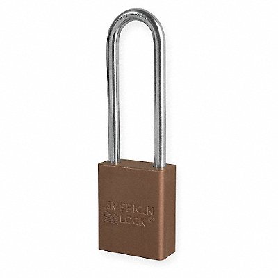 D8965 Lockout Padlock KA Brown 1-7/8 H