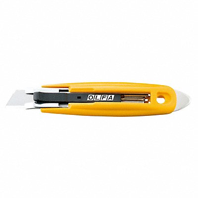 Safety Knife 6-1/8 in Black/Yellow